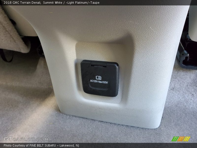Summit White / ­Light Platinum/­Taupe 2018 GMC Terrain Denali