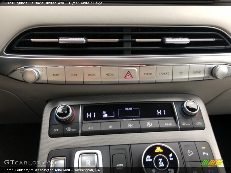 Hyper White / Beige 2021 Hyundai Palisade Limited AWD