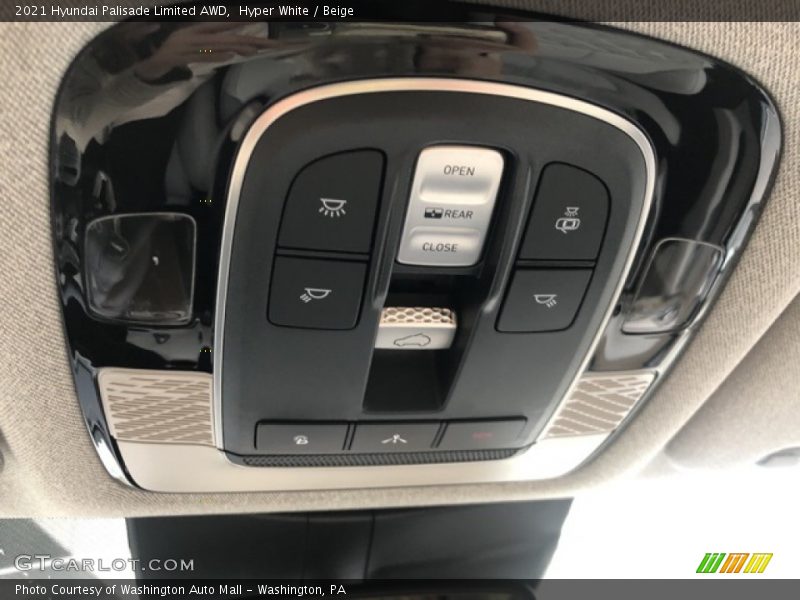 Hyper White / Beige 2021 Hyundai Palisade Limited AWD