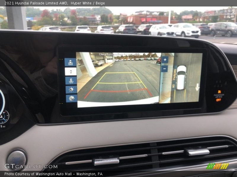 Hyper White / Beige 2021 Hyundai Palisade Limited AWD
