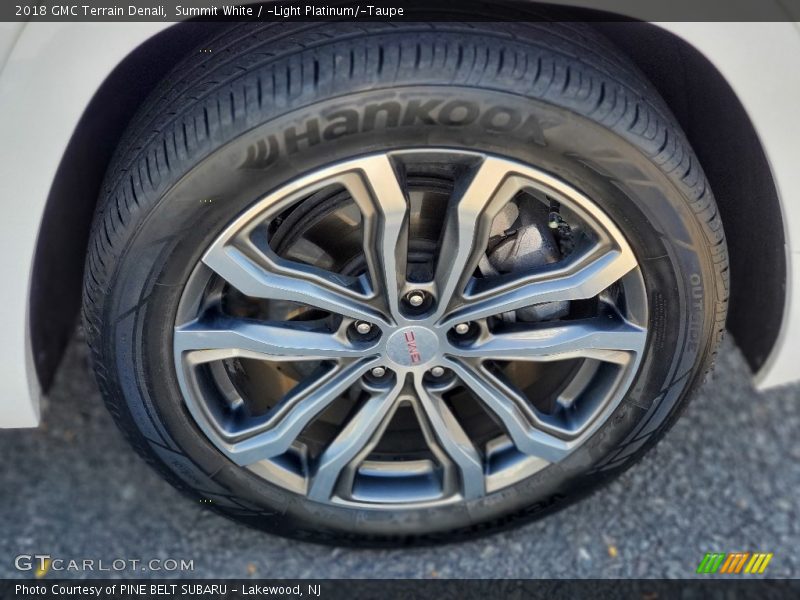 Summit White / ­Light Platinum/­Taupe 2018 GMC Terrain Denali