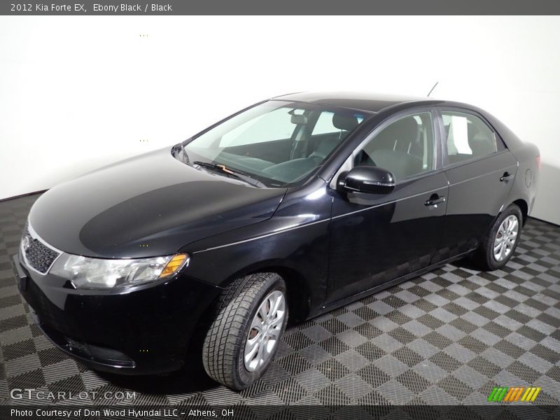 Ebony Black / Black 2012 Kia Forte EX