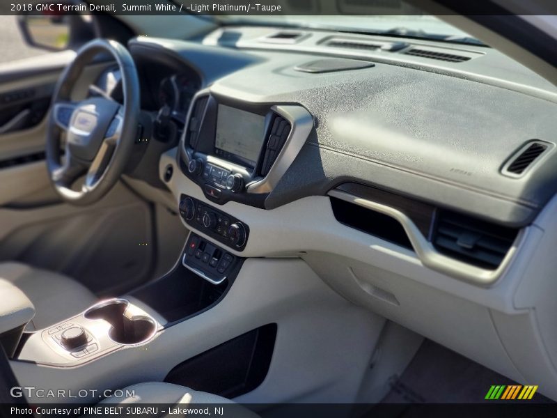 Summit White / ­Light Platinum/­Taupe 2018 GMC Terrain Denali