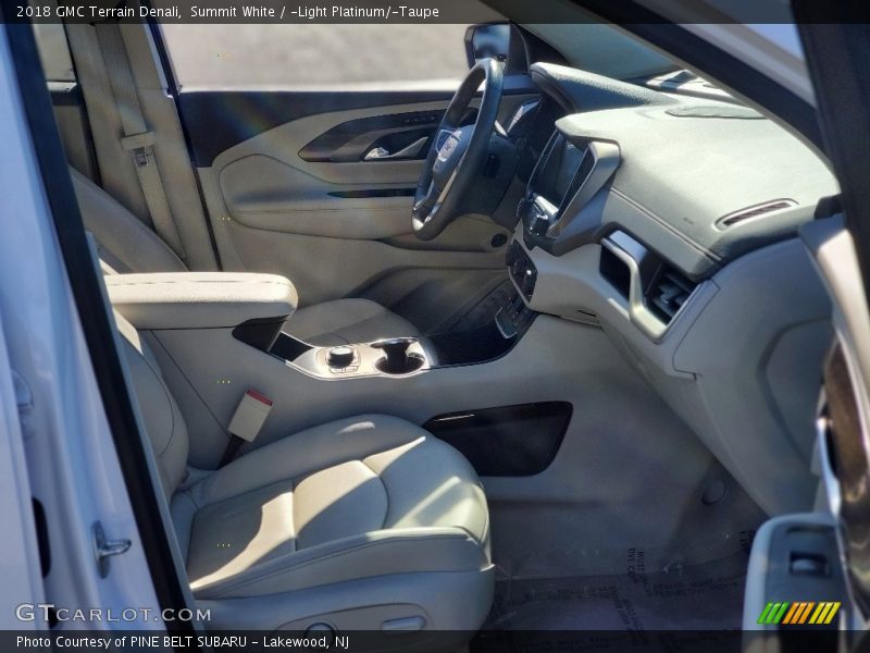 Summit White / ­Light Platinum/­Taupe 2018 GMC Terrain Denali