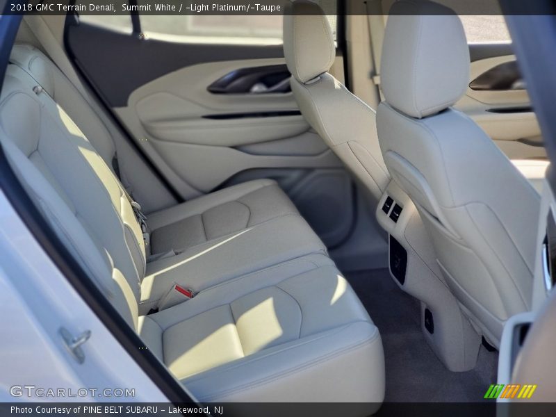 Summit White / ­Light Platinum/­Taupe 2018 GMC Terrain Denali