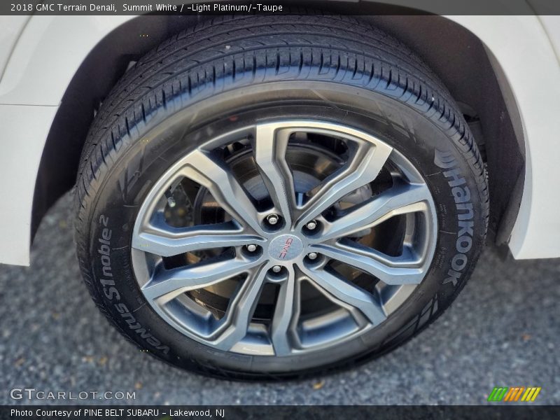 Summit White / ­Light Platinum/­Taupe 2018 GMC Terrain Denali