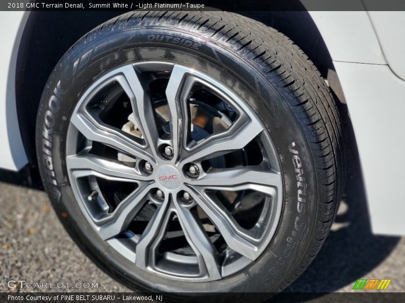 Summit White / ­Light Platinum/­Taupe 2018 GMC Terrain Denali