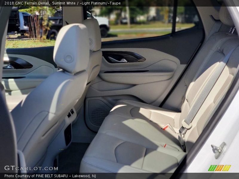 Summit White / ­Light Platinum/­Taupe 2018 GMC Terrain Denali