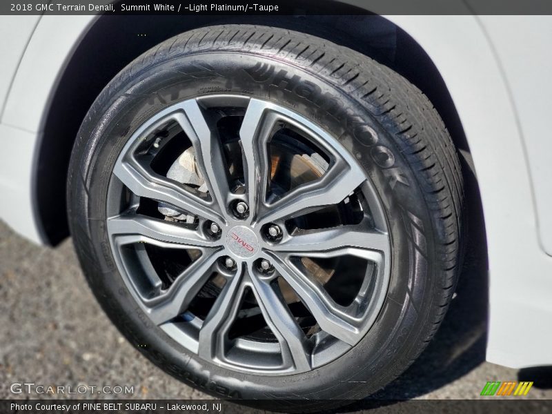 Summit White / ­Light Platinum/­Taupe 2018 GMC Terrain Denali