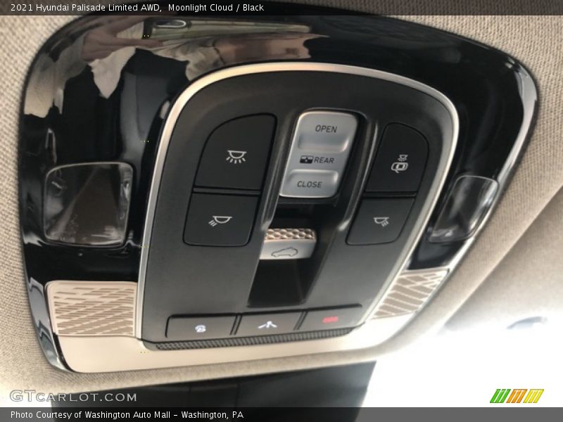 Controls of 2021 Palisade Limited AWD