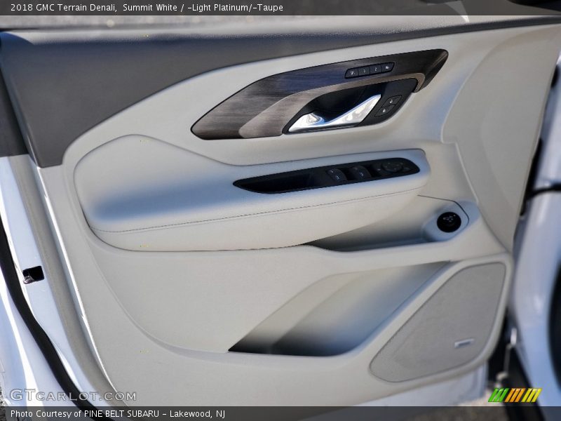 Summit White / ­Light Platinum/­Taupe 2018 GMC Terrain Denali