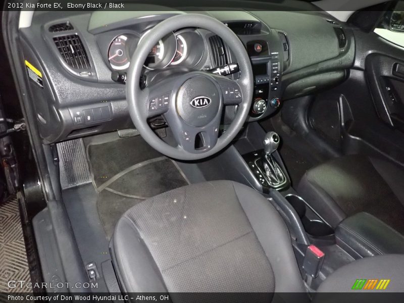 Ebony Black / Black 2012 Kia Forte EX
