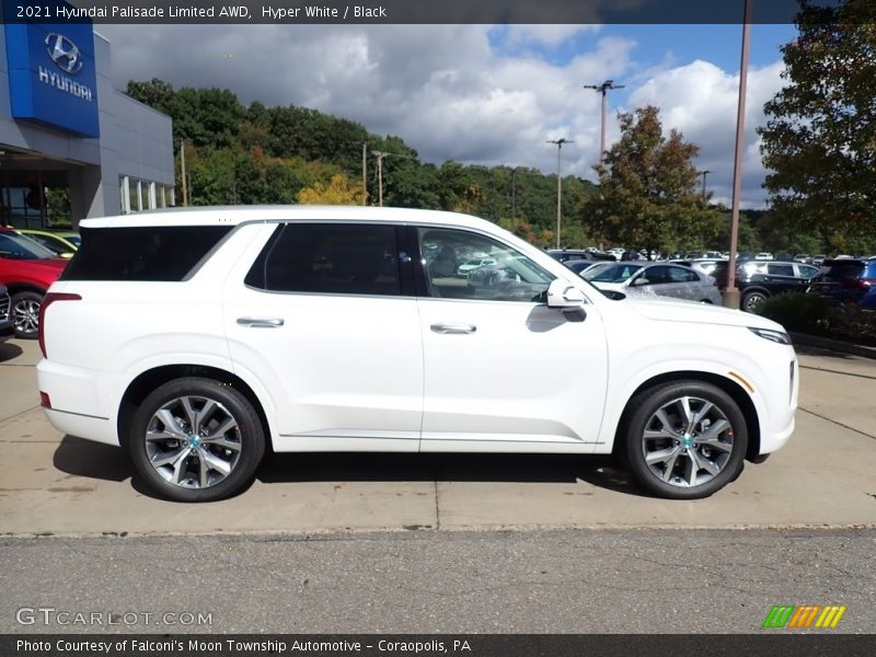 Hyper White / Black 2021 Hyundai Palisade Limited AWD