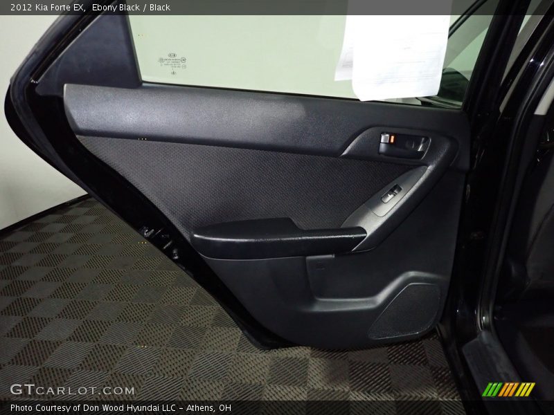 Ebony Black / Black 2012 Kia Forte EX