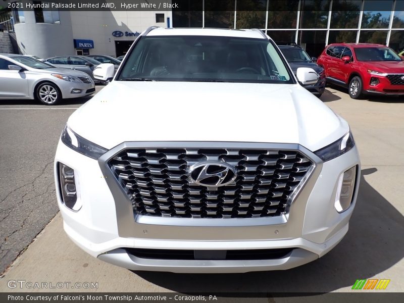 Hyper White / Black 2021 Hyundai Palisade Limited AWD