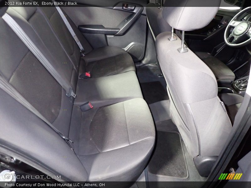 Ebony Black / Black 2012 Kia Forte EX