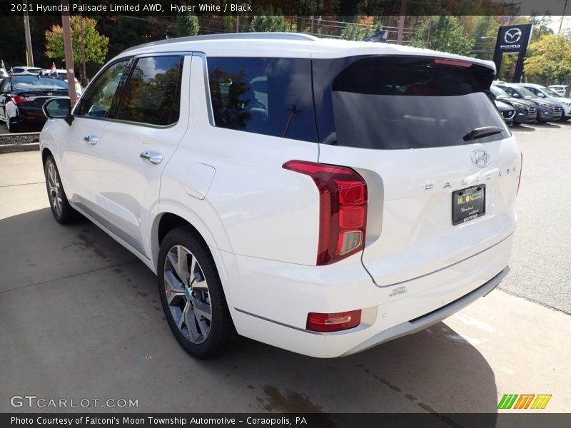 Hyper White / Black 2021 Hyundai Palisade Limited AWD