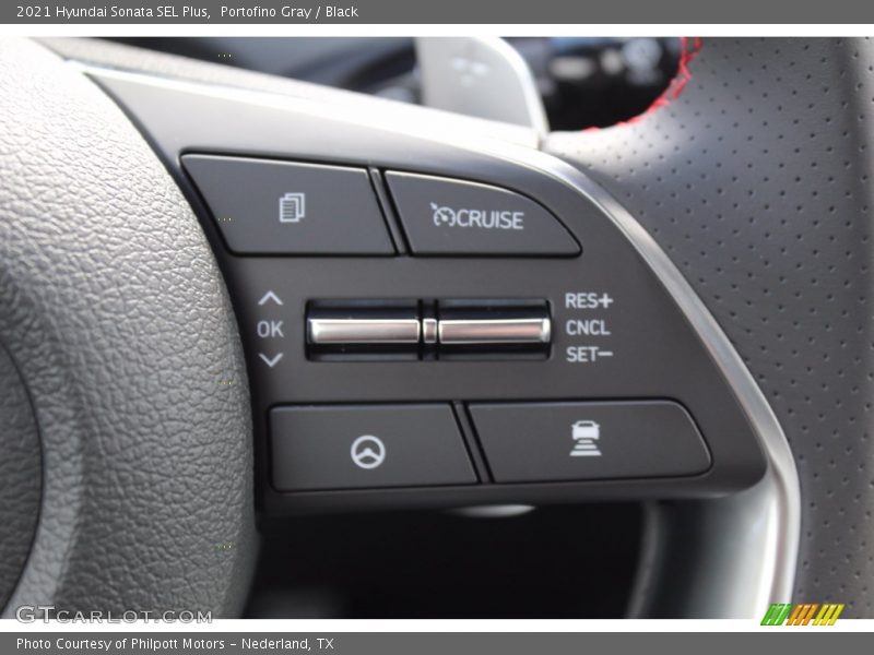 Portofino Gray / Black 2021 Hyundai Sonata SEL Plus