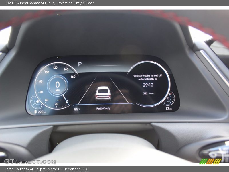 Portofino Gray / Black 2021 Hyundai Sonata SEL Plus