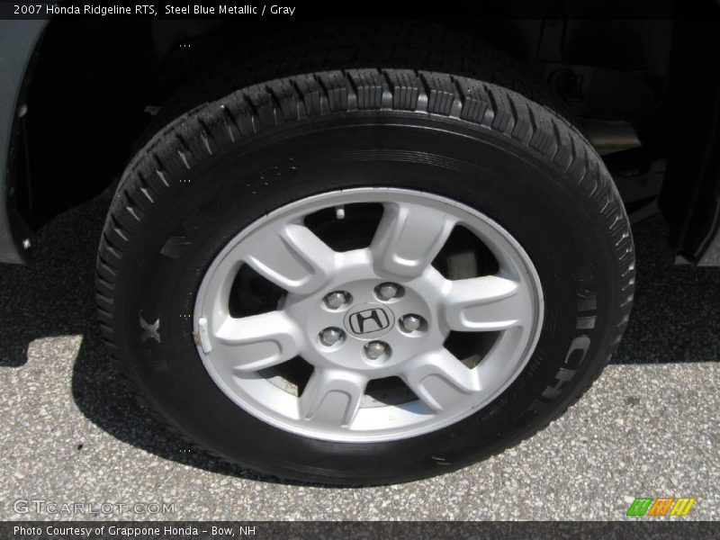 Steel Blue Metallic / Gray 2007 Honda Ridgeline RTS