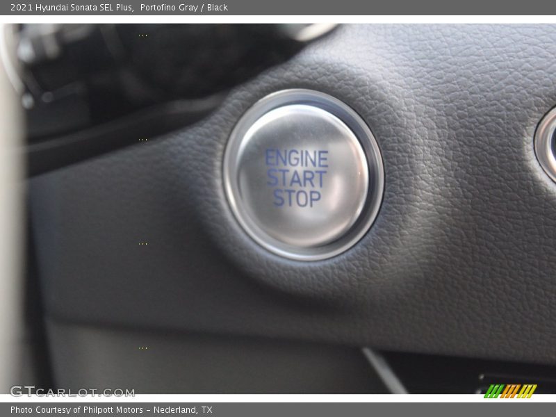 Portofino Gray / Black 2021 Hyundai Sonata SEL Plus