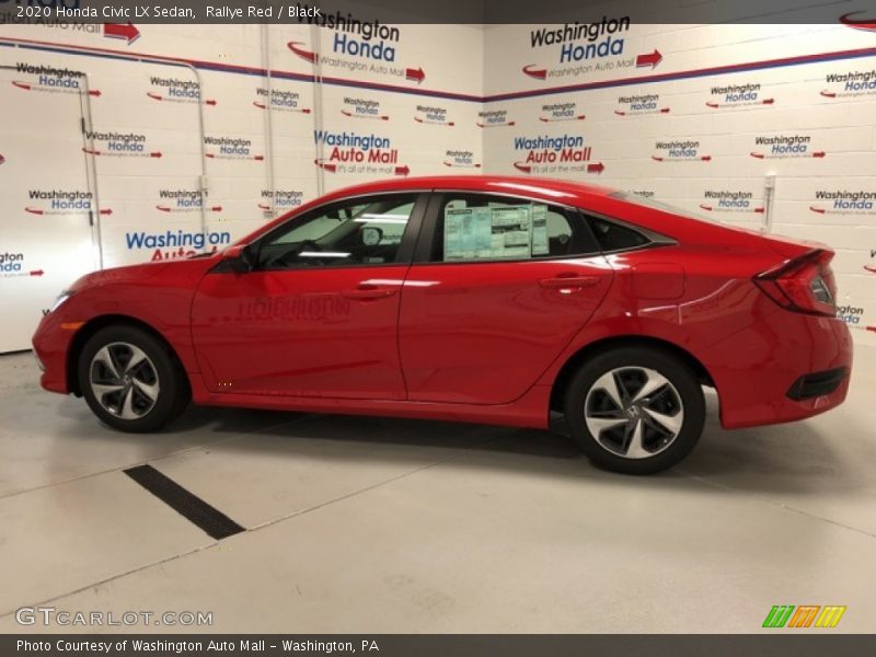 Rallye Red / Black 2020 Honda Civic LX Sedan