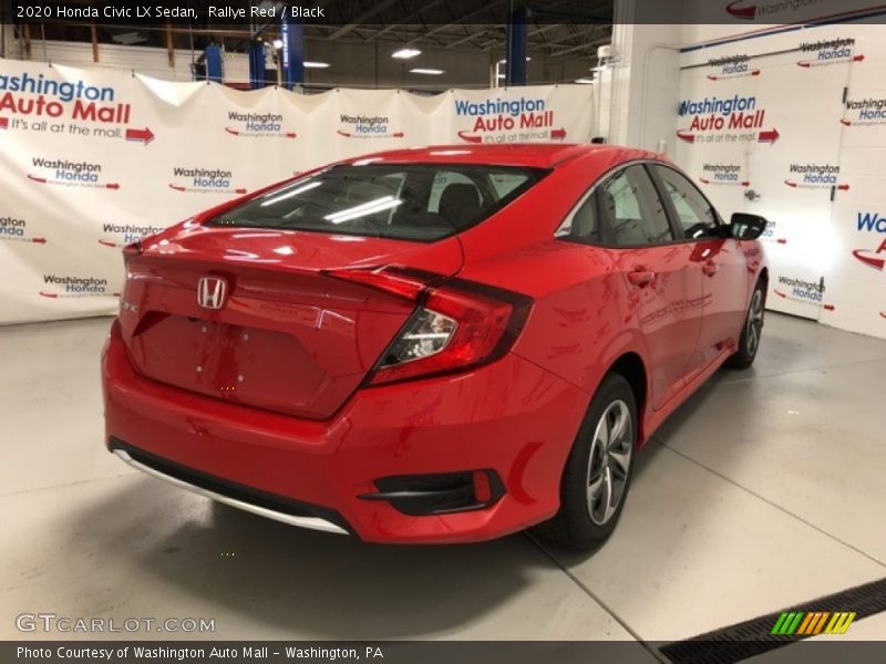 Rallye Red / Black 2020 Honda Civic LX Sedan