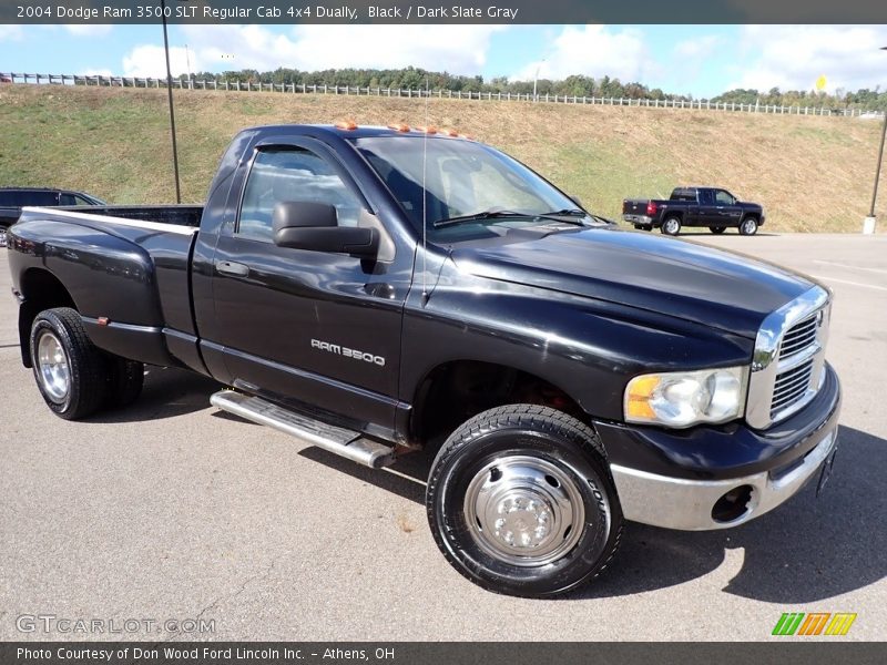 Front 3/4 View of 2004 Ram 3500 SLT Regular Cab 4x4 Dually
