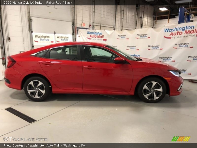Rallye Red / Black 2020 Honda Civic LX Sedan