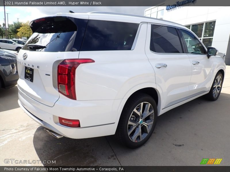 Hyper White / Black 2021 Hyundai Palisade Limited AWD