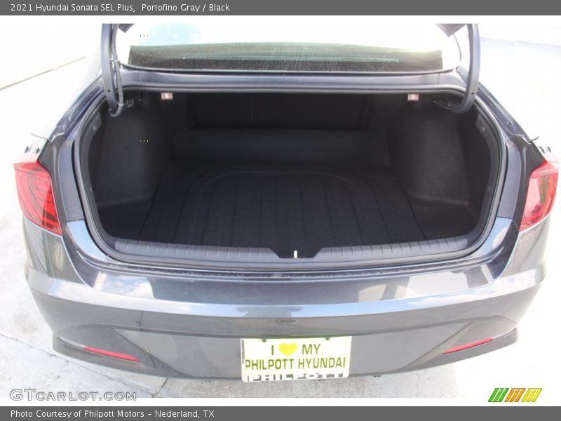 Portofino Gray / Black 2021 Hyundai Sonata SEL Plus