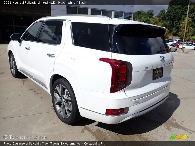 Hyper White / Black 2021 Hyundai Palisade Limited AWD