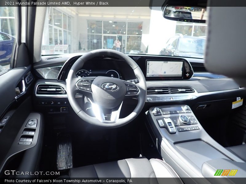 Hyper White / Black 2021 Hyundai Palisade Limited AWD