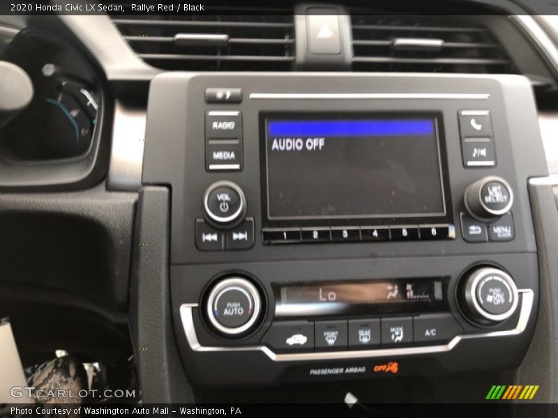 Rallye Red / Black 2020 Honda Civic LX Sedan