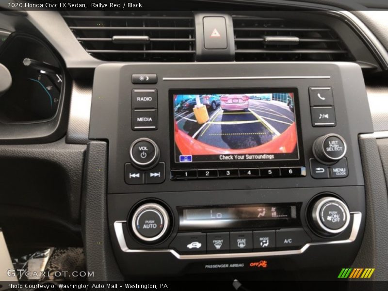 Rallye Red / Black 2020 Honda Civic LX Sedan