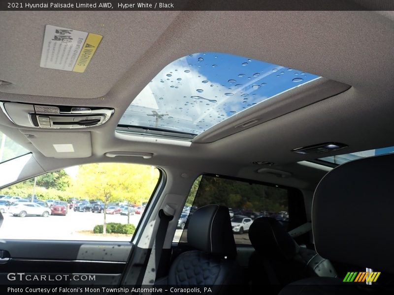 Hyper White / Black 2021 Hyundai Palisade Limited AWD