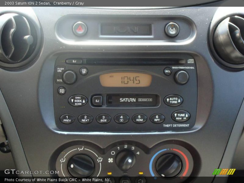 Cranberry / Gray 2003 Saturn ION 2 Sedan