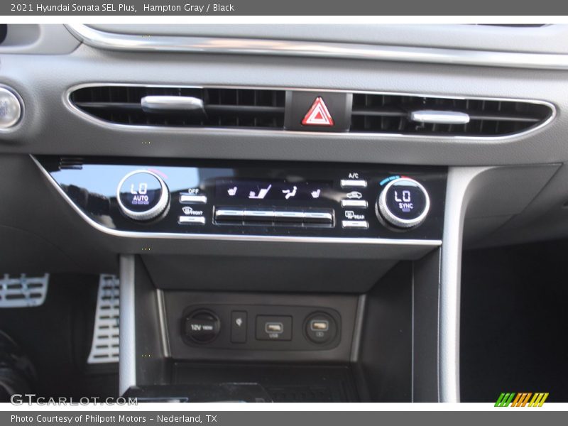 Hampton Gray / Black 2021 Hyundai Sonata SEL Plus