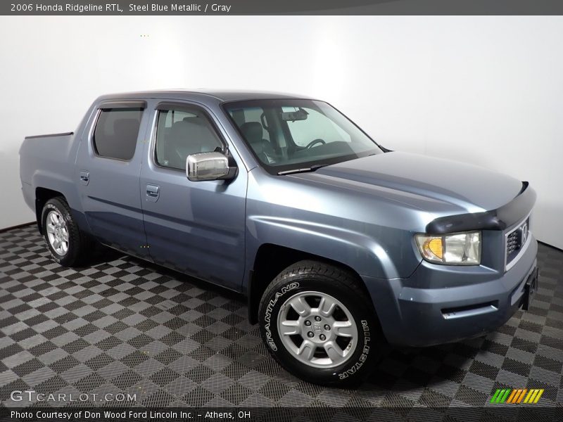 Steel Blue Metallic / Gray 2006 Honda Ridgeline RTL