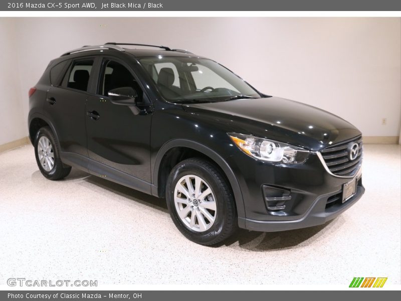 Jet Black Mica / Black 2016 Mazda CX-5 Sport AWD