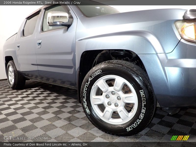 Steel Blue Metallic / Gray 2006 Honda Ridgeline RTL