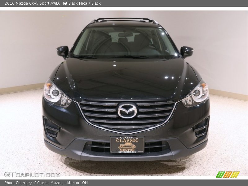Jet Black Mica / Black 2016 Mazda CX-5 Sport AWD