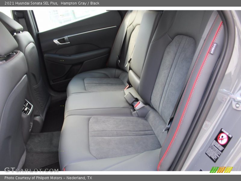 Hampton Gray / Black 2021 Hyundai Sonata SEL Plus