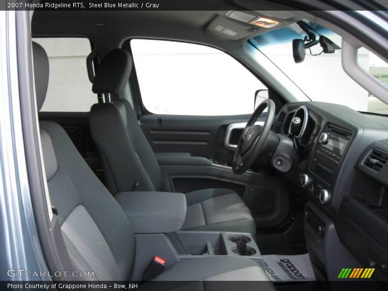 Steel Blue Metallic / Gray 2007 Honda Ridgeline RTS
