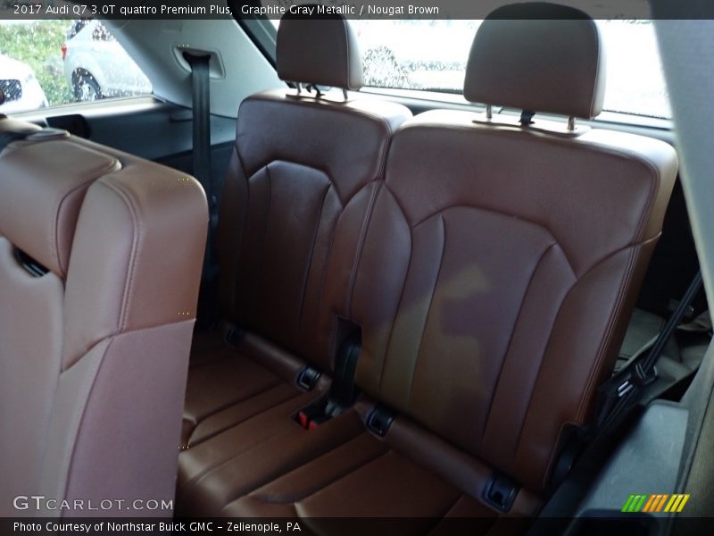 Graphite Gray Metallic / Nougat Brown 2017 Audi Q7 3.0T quattro Premium Plus