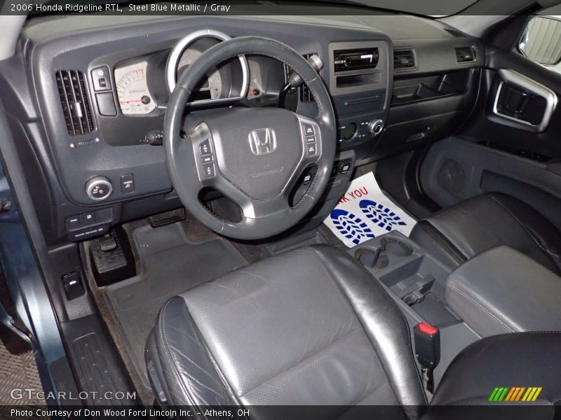 Steel Blue Metallic / Gray 2006 Honda Ridgeline RTL