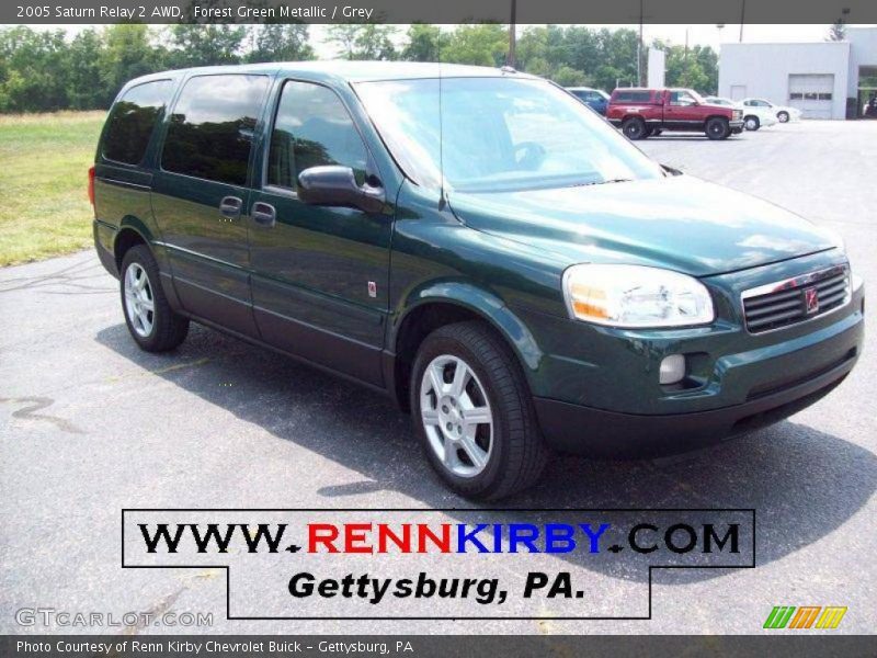 Forest Green Metallic / Grey 2005 Saturn Relay 2 AWD