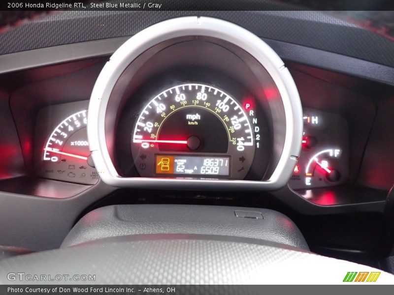 Steel Blue Metallic / Gray 2006 Honda Ridgeline RTL