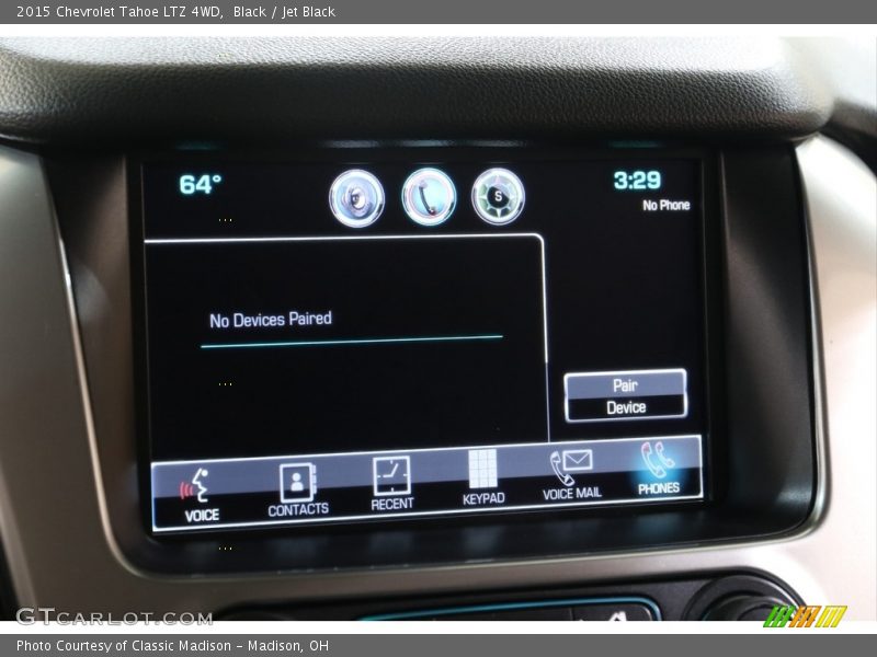 Black / Jet Black 2015 Chevrolet Tahoe LTZ 4WD