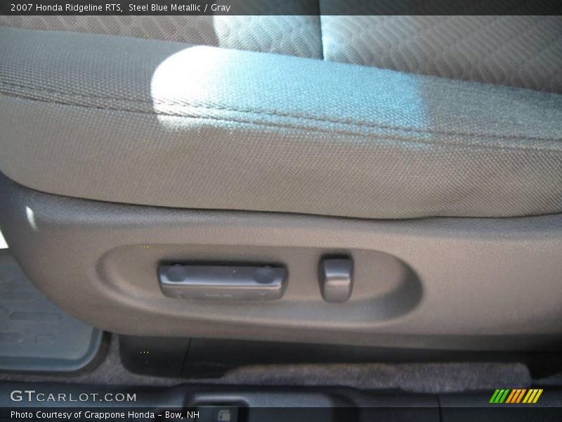 Steel Blue Metallic / Gray 2007 Honda Ridgeline RTS